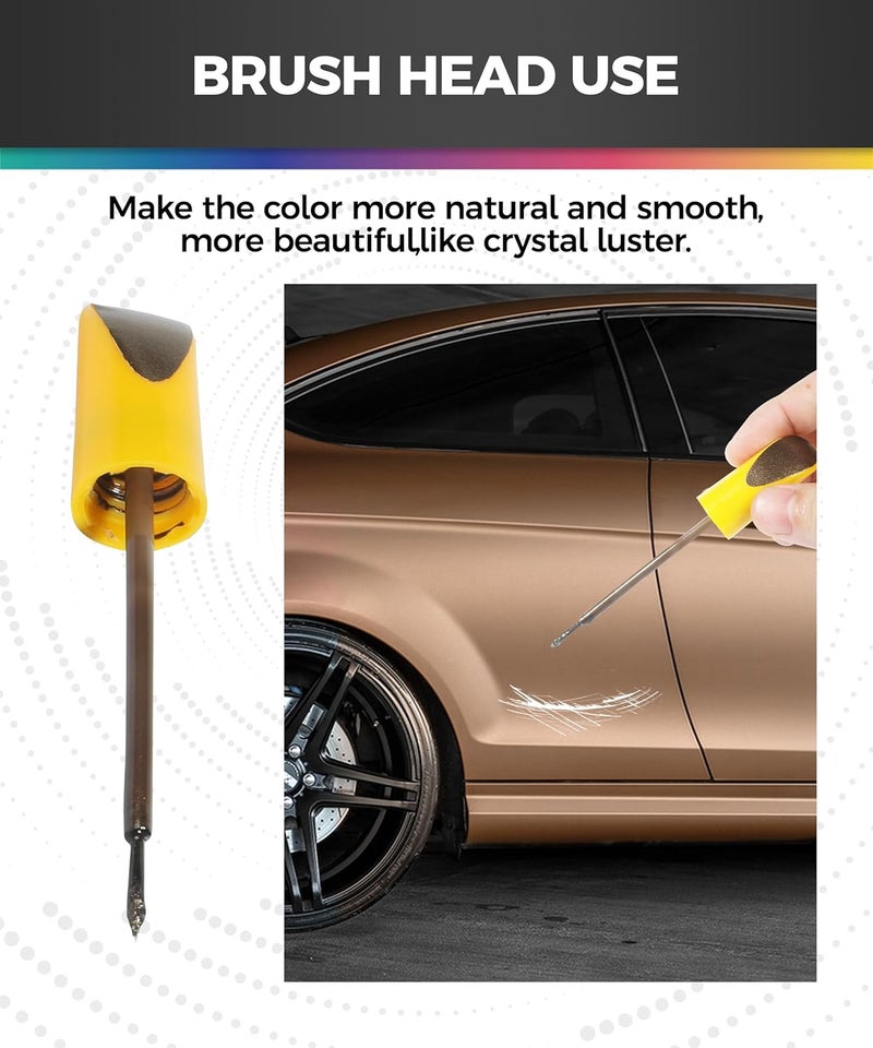 UBOG Touch Up Paint Pen,Touch Up Paint for Cars,Car Accessories Car Touch Up Paint, Automotive Paint Pen Scratch Repair,Car Remover Scratch Paint Pen,Car Paint Pen for Erase Car Scratches (Brown) - Image 4